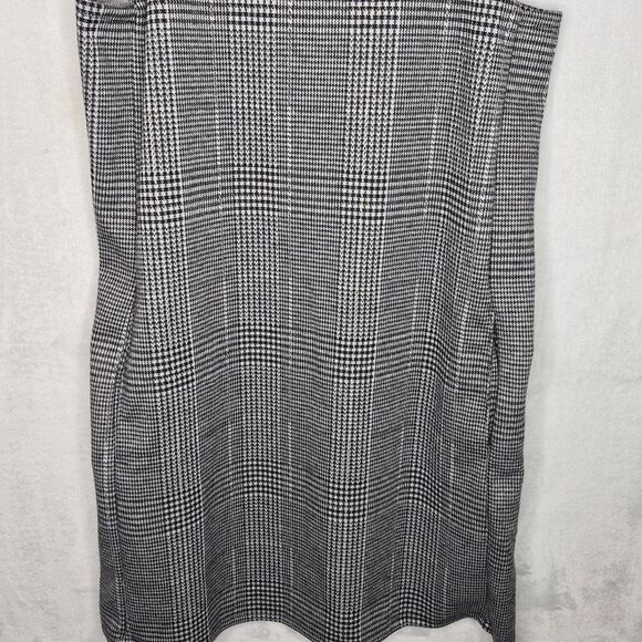 Jack By BB Dakota Black and White Checkered Dress Size Large - Picture 3 of 12